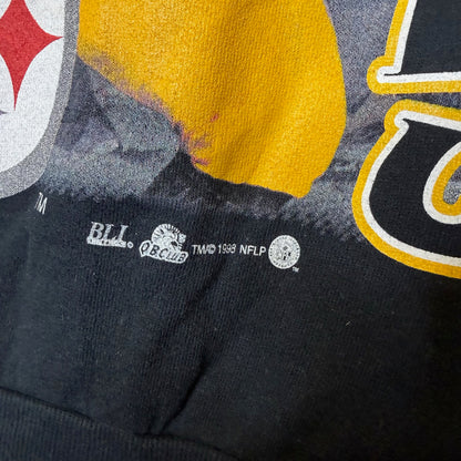 1998 Pittsburgh Steelers NFL Crewneck Sz L (B2562)