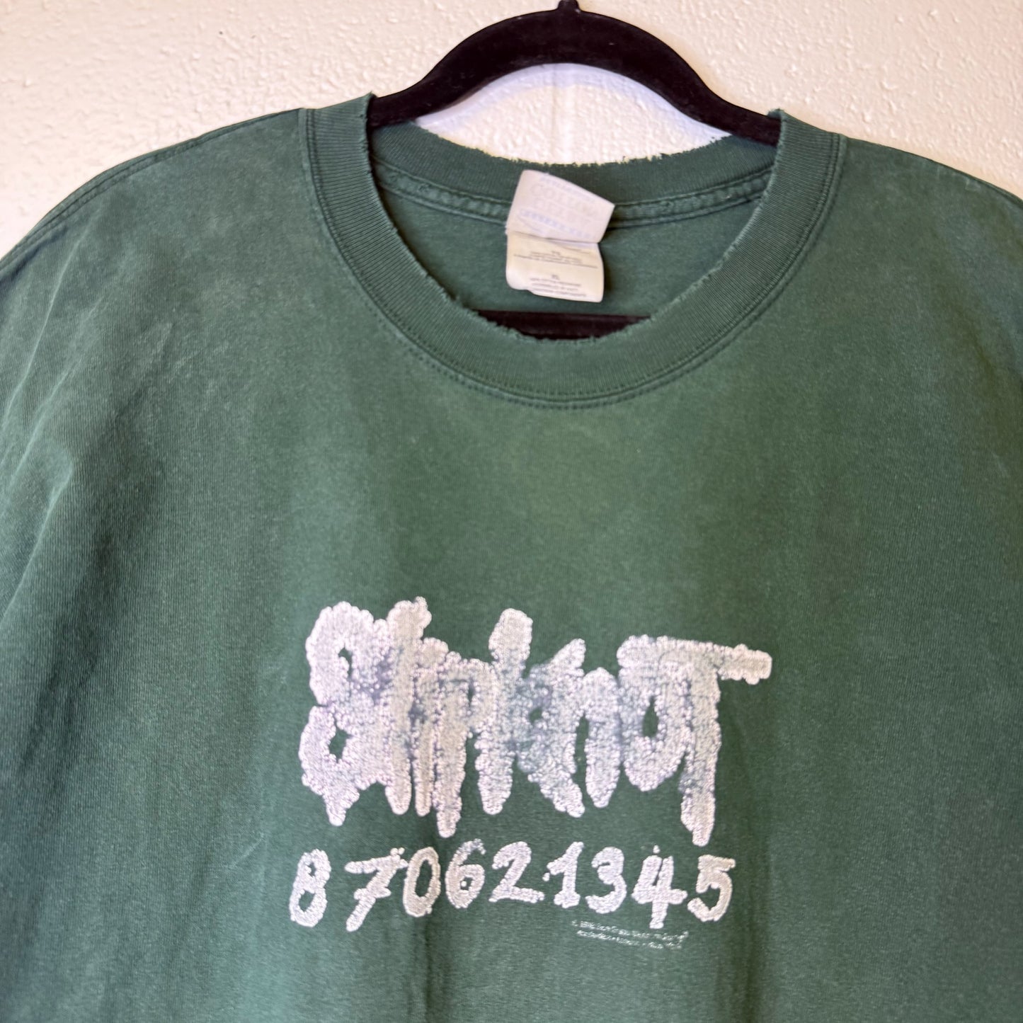 90s Slipknot 870621345 Band T-shirt Sz XL (B2381)