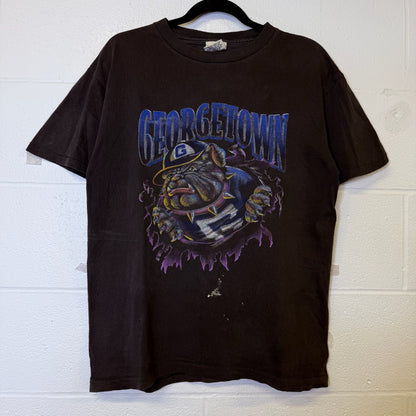 90s Georgetown Hoyas Nutmeg Breakthrough NCAA T-shirt Sz XL (B2529)