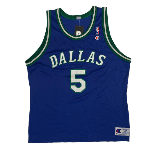 90’s Jason Kidd Dallas Mavericks Champion Basketball Jersey Sz XL (A1600)