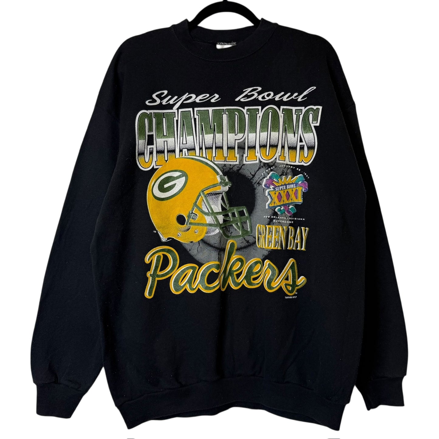 90's Green Bay Super Bowl Crewneck Sz XL (B1930)