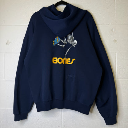90s Bones Powell Peralta Skateboarding Hoodie Sz XL (B2376)