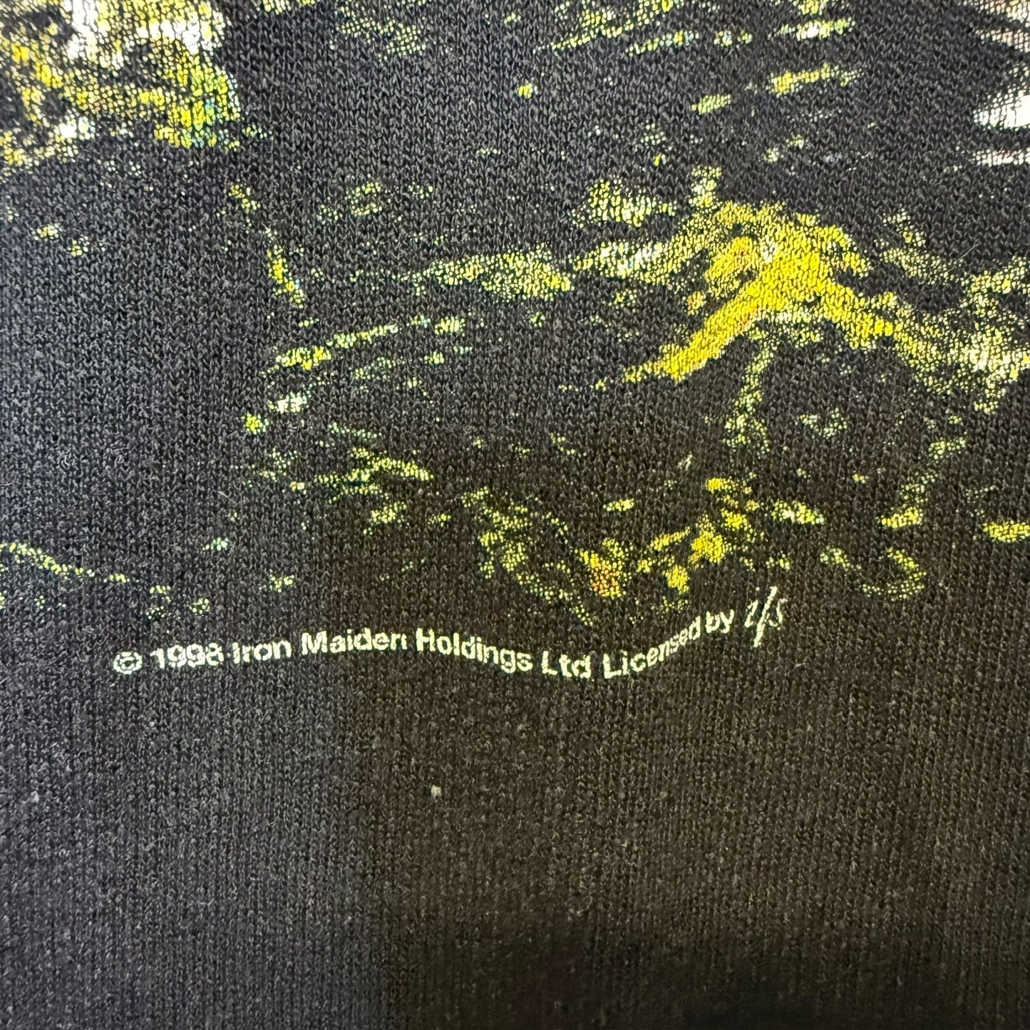 1998 Iron Maiden Euro Hoodie Sz L