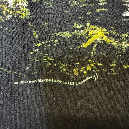 1998 Iron Maiden Euro Hoodie Sz L