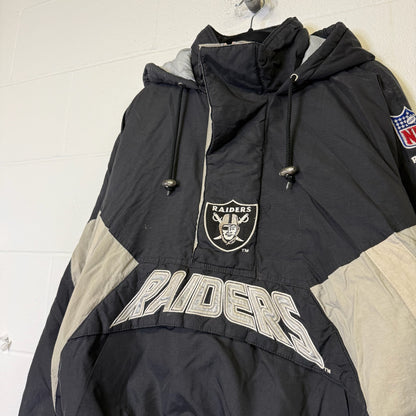 90's Oakland Raiders NFL Starter Jacket Sz M (B2491)