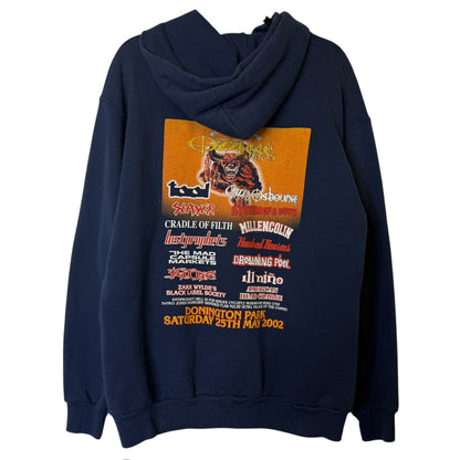 2002 Ozzfest Donington Park Hoodie Sz L