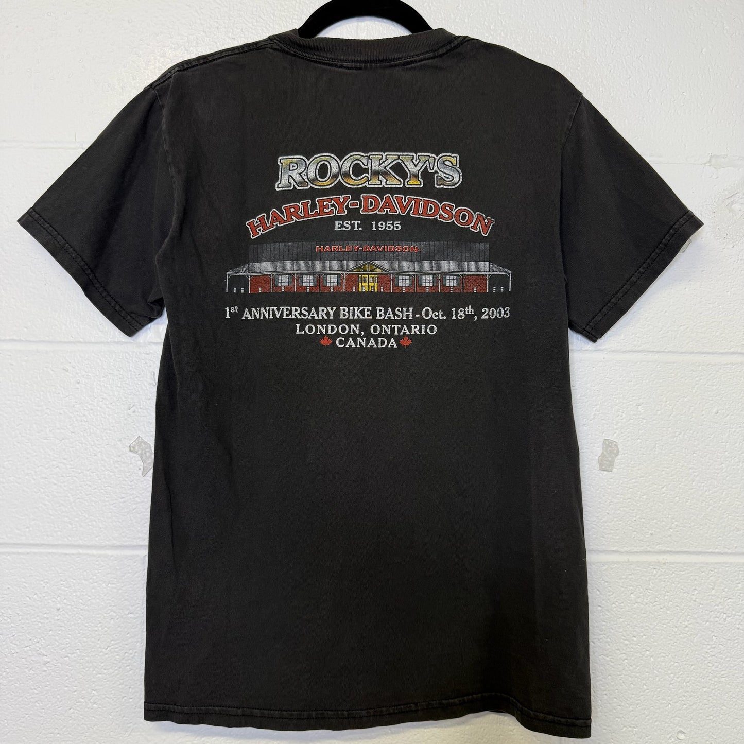 2002 Harley Davidson London Ontario T-Shirt (B2987)