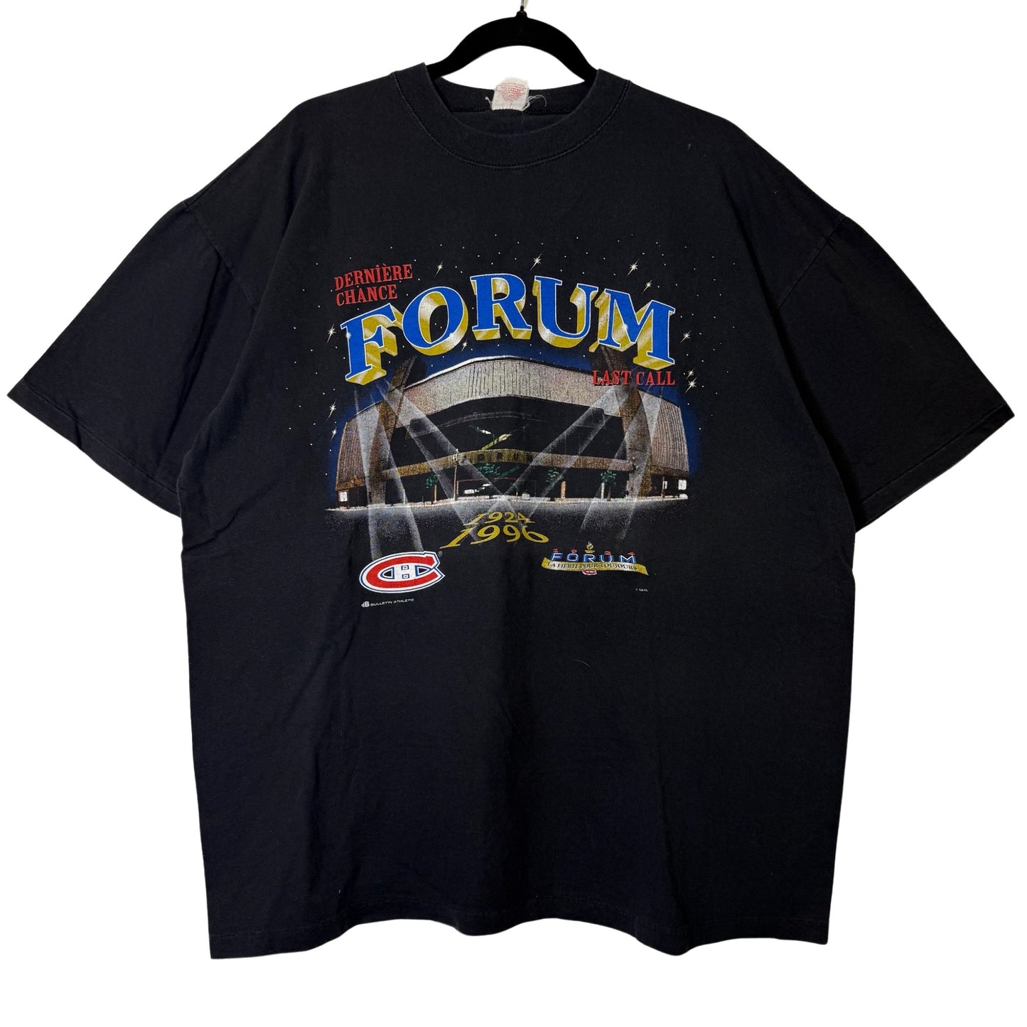 90s Montreal Canadiens NHL Forum T-Shirt Sz XL (B2371)