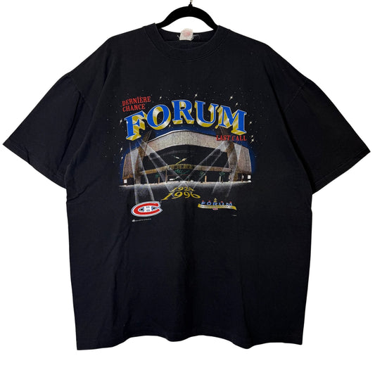 90s Montreal Canadiens NHL Forum T-Shirt Sz XL (B2371)