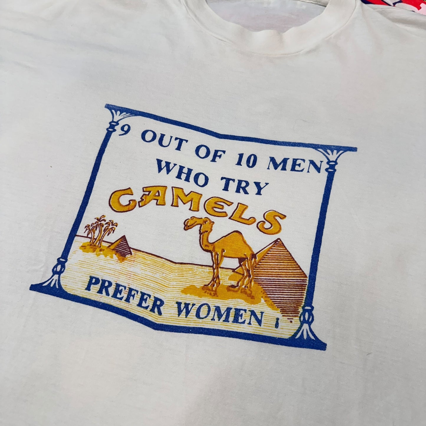 90's Camel 9/10 Prefer Women T-Shirt Sz L (A4622)