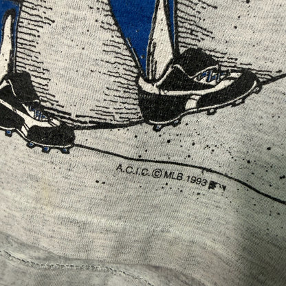 1993 Toronto Blue Jays Vitruvian Man MLB T-Shirt Sz L