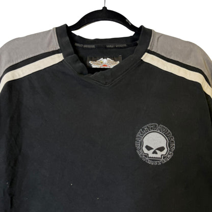 2000s Harley Davidson Skull Long Sleeve Sz L (B1931)