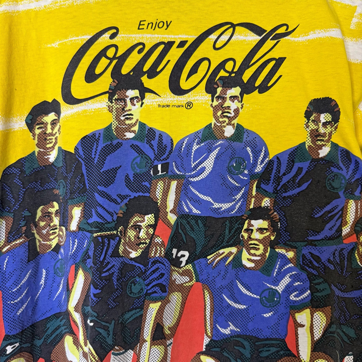 90s Body Glove Coca Cola AOP Olympics T-Shirt Sz M (b1899)