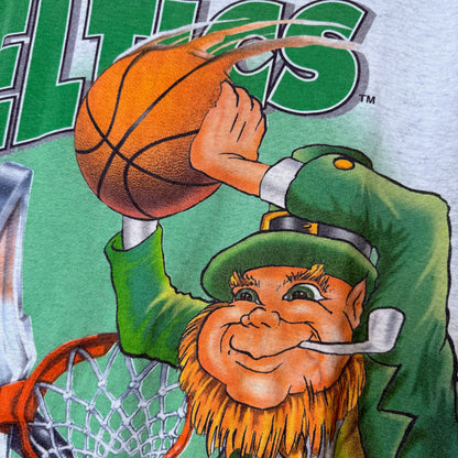 90s Boston Celtics Salem Wraparound NBA T-shirt Sz L (B2345)