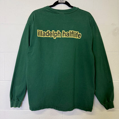 90s The Roots Illadelph Halflife Band Long Sleeve Shirt Sz L (B2486)