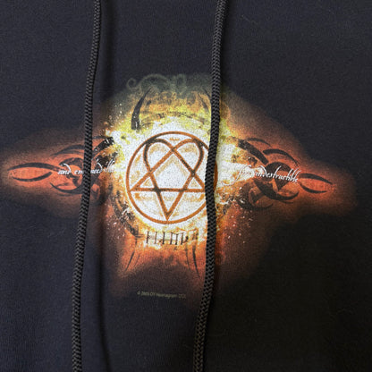 2000s HIM Heartagram Artimonde Band Hoodie Sz L (A2036)