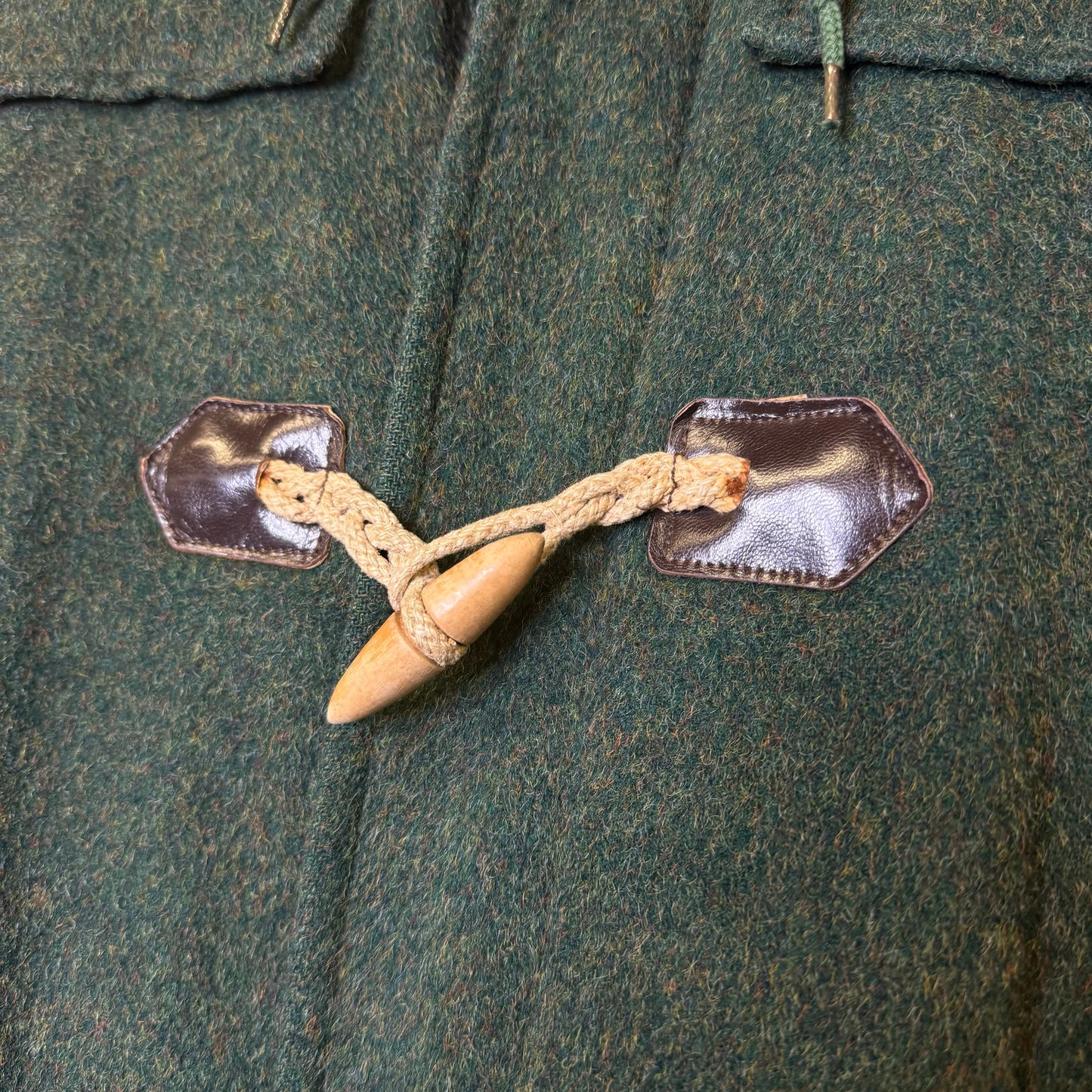 Vtg Duffle Coat by Zero King Jacket Sz M (B1779) Virgin Wool