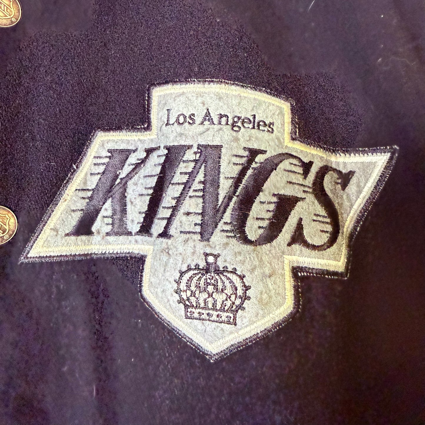 90s Los Angeles Kings Bomber NHL Jacket Size M (B2374)