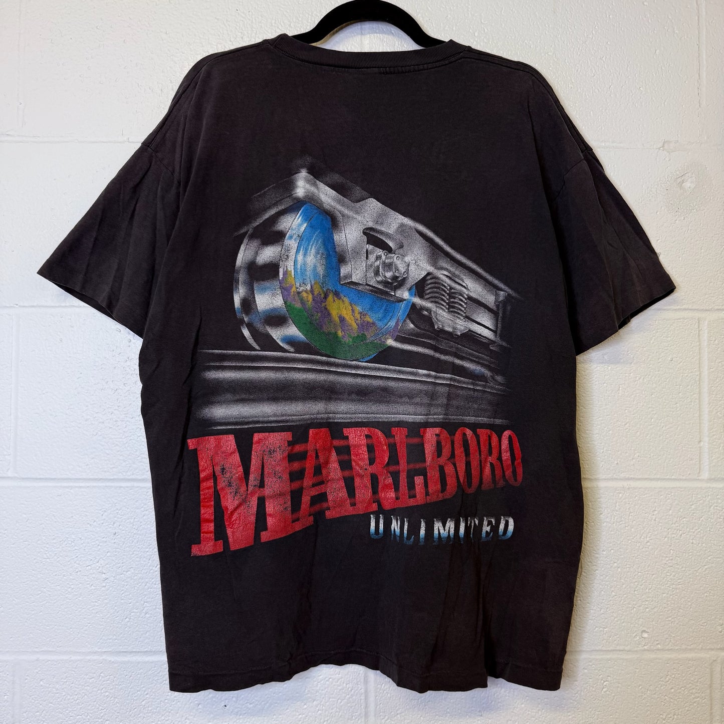 90s Marlboro Racing T-Shirt Sz XL (B2519)