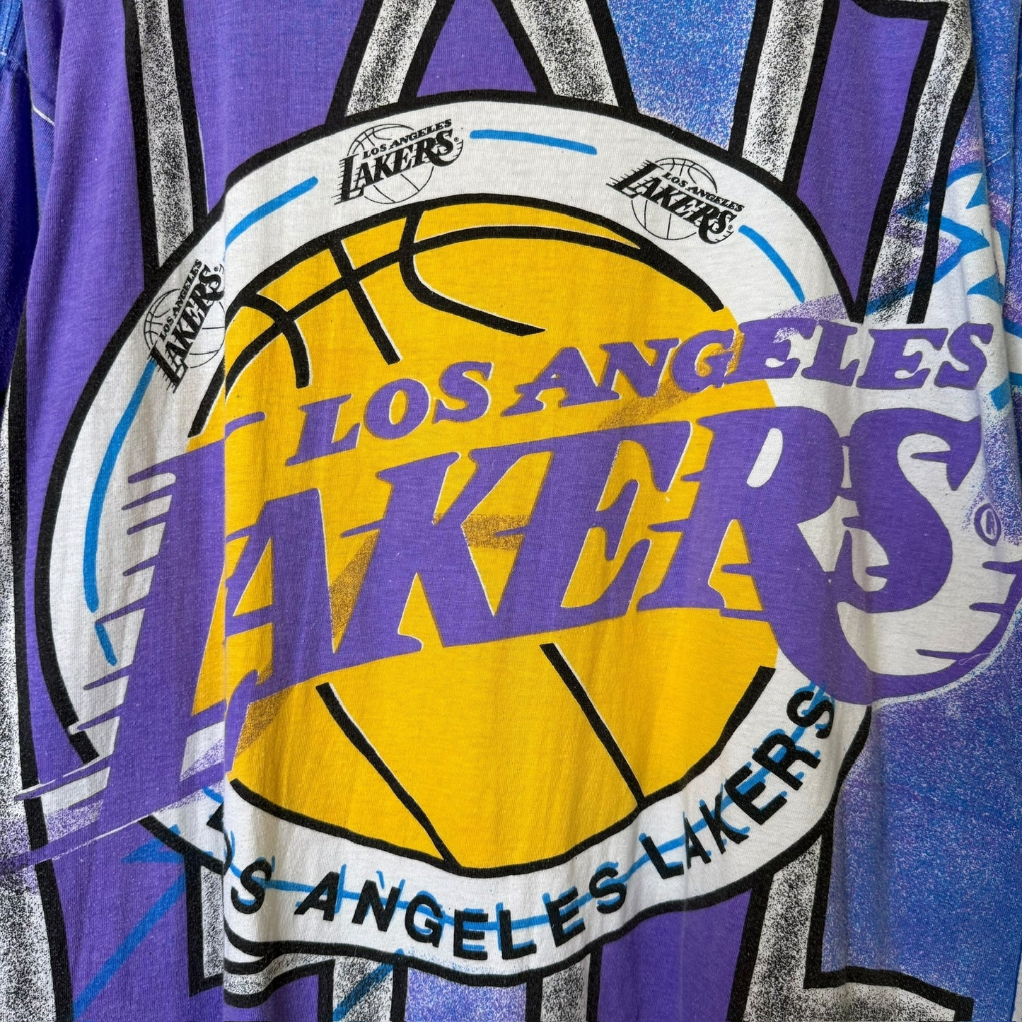 90s Los Angeles Lakers Magic Johnson T's NBA AOP Sz 2XL