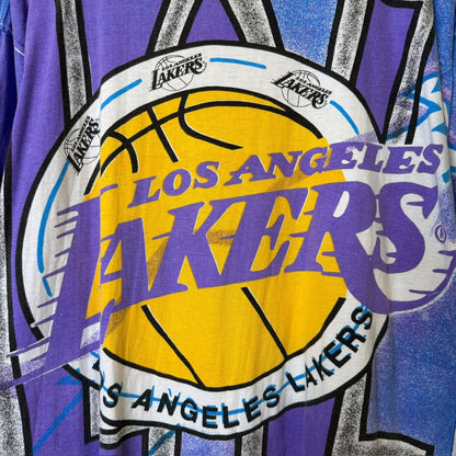 90s Los Angeles Lakers Magic Johnson T's NBA AOP Sz 2XL
