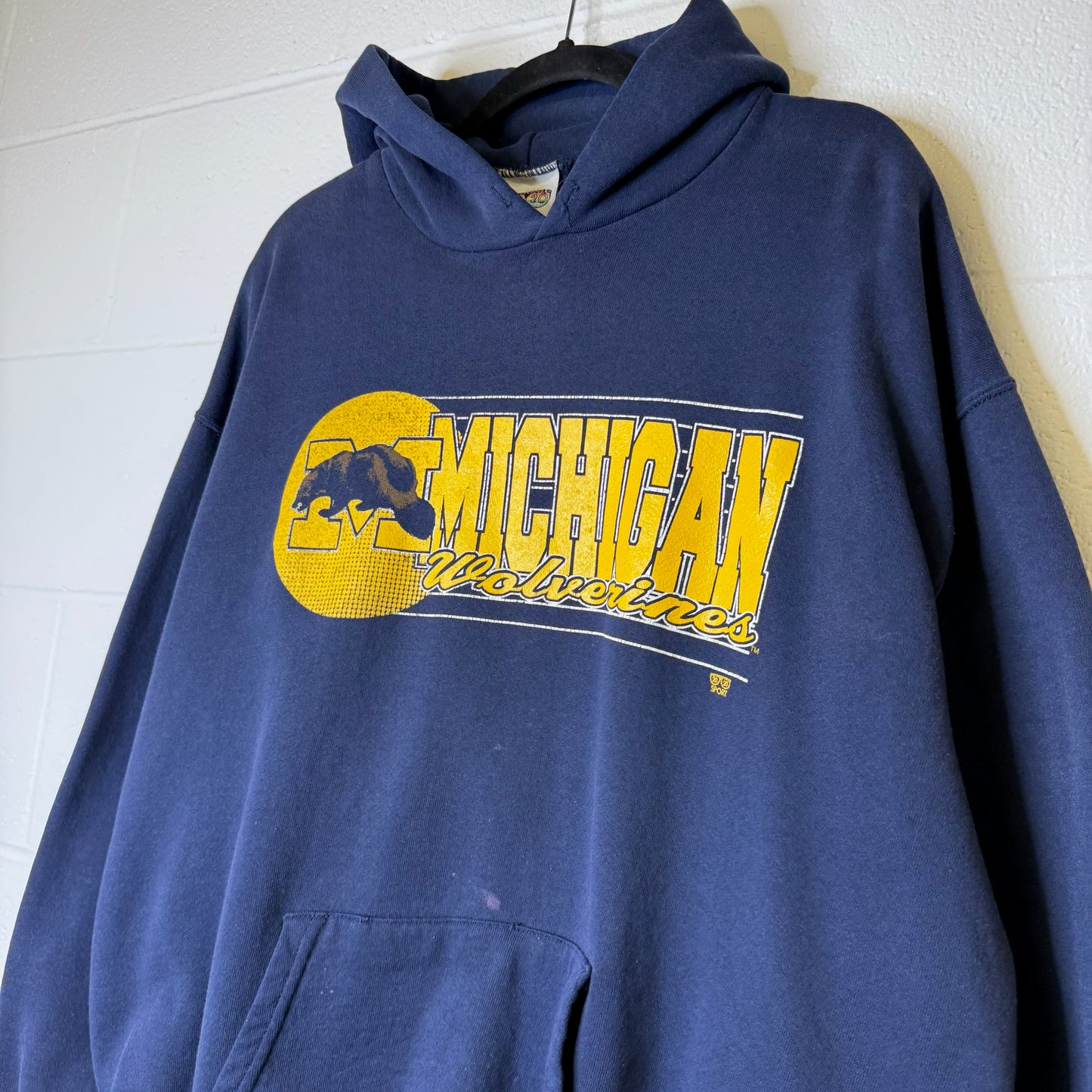 90s Michigan Wolverines Hoodie Sz XL (B1477)