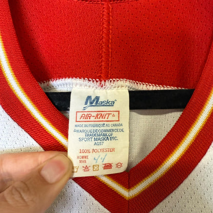 90s Calgary Flames CCM NHL Jersey Sz L