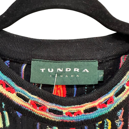 90's Coogi Style by Tundra Knit Sweater Sz L (A7474)