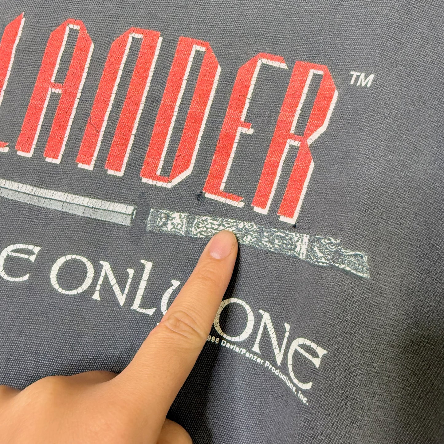 90's Highlander Movie Promo T-shirt Sz XL (B594)