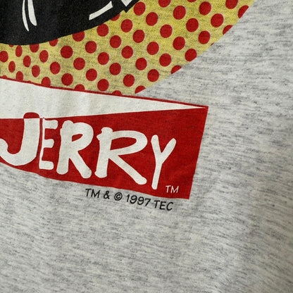 1997 Tom & Jerry Cartoon T-shirt Sz L (B316)
