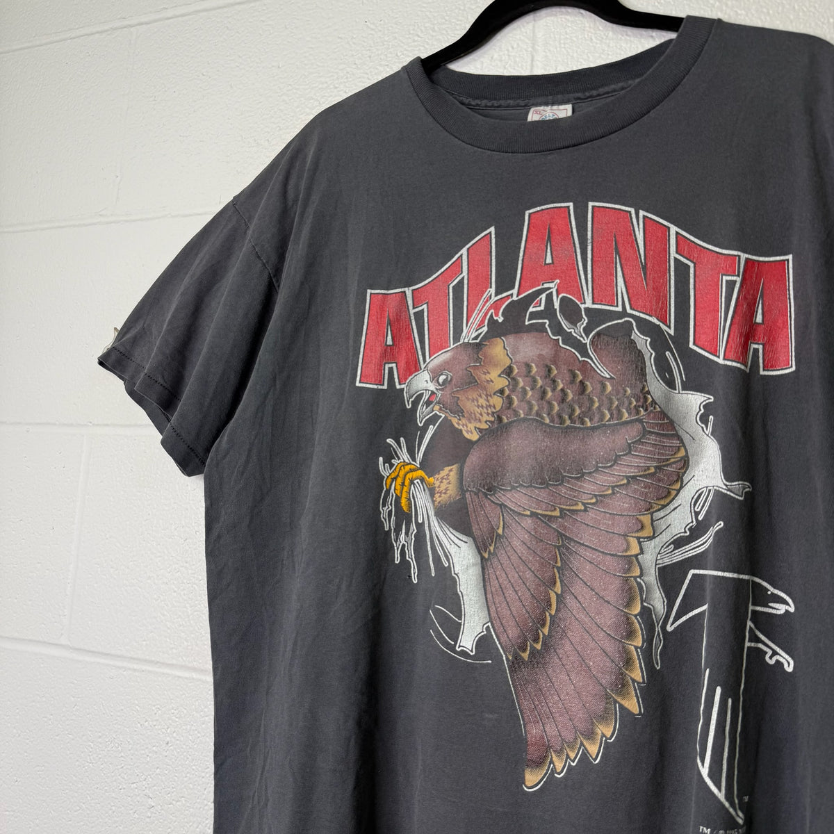 1993 Atlanta Falcons Nutmeg Breakthrough NFL T-Shirt Sz XL