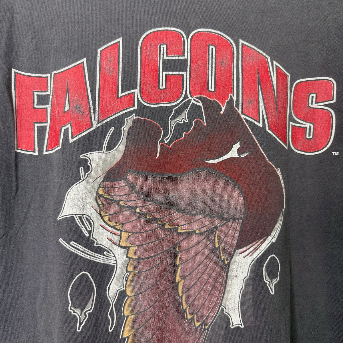 1993 Atlanta Falcons Nutmeg Breakthrough NFL T-Shirt Sz XL