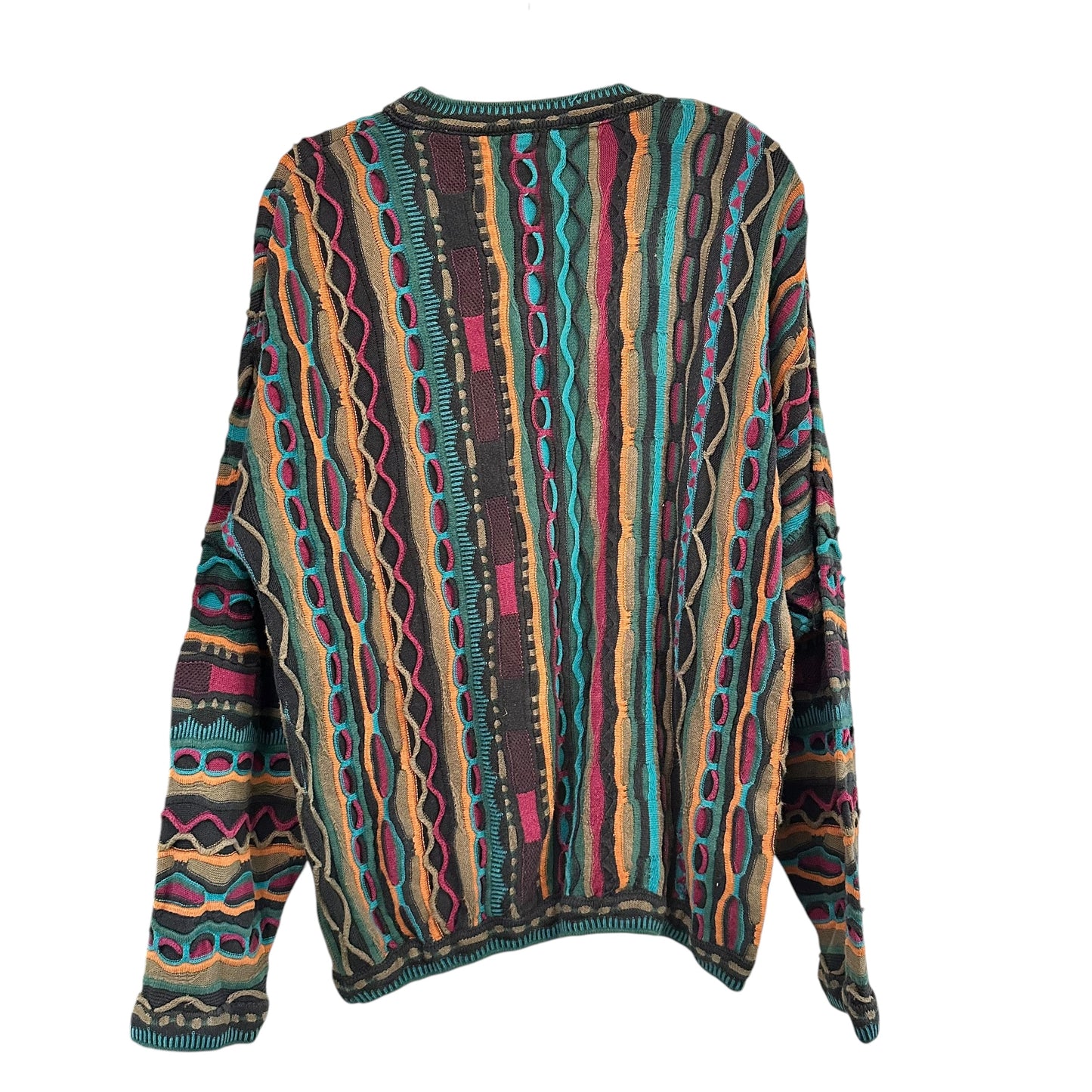 90's Coogi Style Knit Sweater Sz XL (A7483)