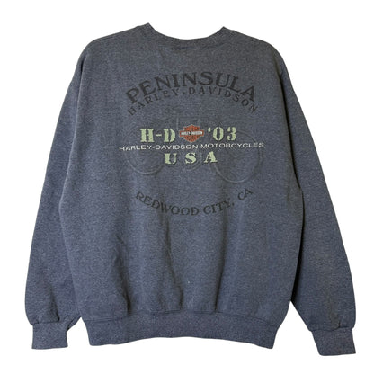 2003 Harley Davidson Crewneck Sz L (B1939)