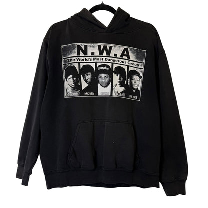 2000s NWA Rap Hoodie Sz L