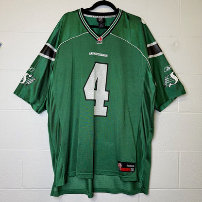2000s Darian Durant Saskatchewan Roughriders Jersey Sz 2XL (B1796)