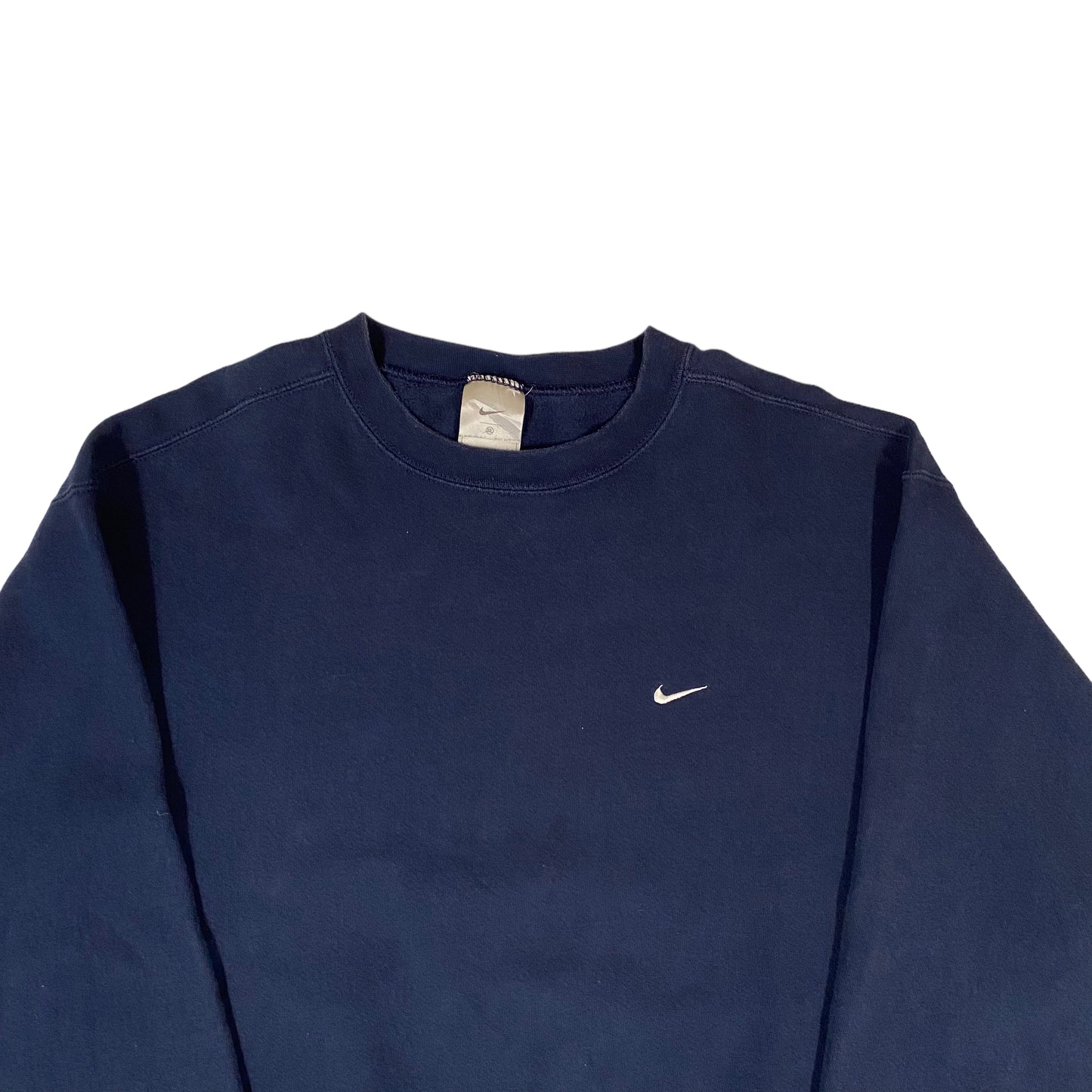 2000’s Nike Mini Swoosh Navy Crewneck Sz 2XL (A2281)