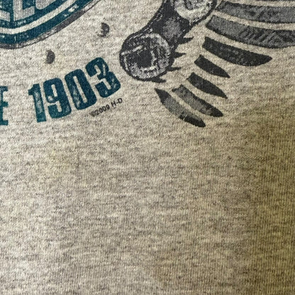 2009 Harley Davidson Frankfort Indiana T-shirt Sz M (B588)