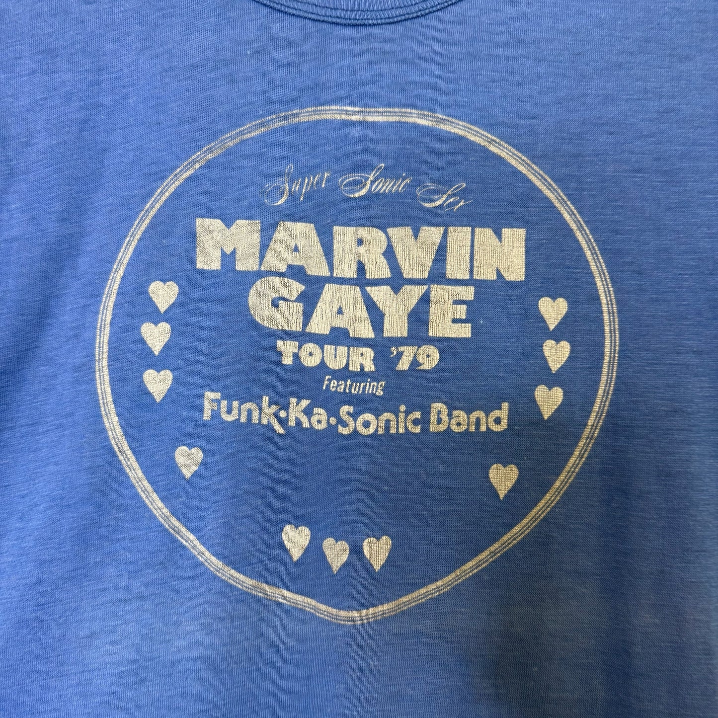1979 Marin Gaye Tour T-Shirt Sz S (B355)