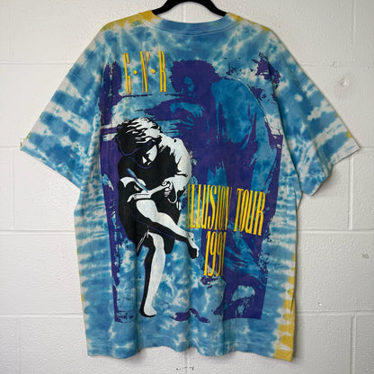 1992 Guns n Roses AOP T-Shirt Sz XL