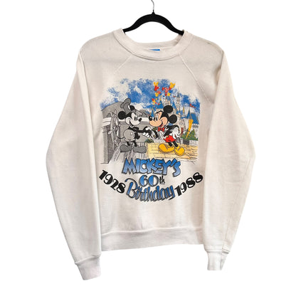 1988 Mickey's 60th Birthday Disney Crewneck Sz M