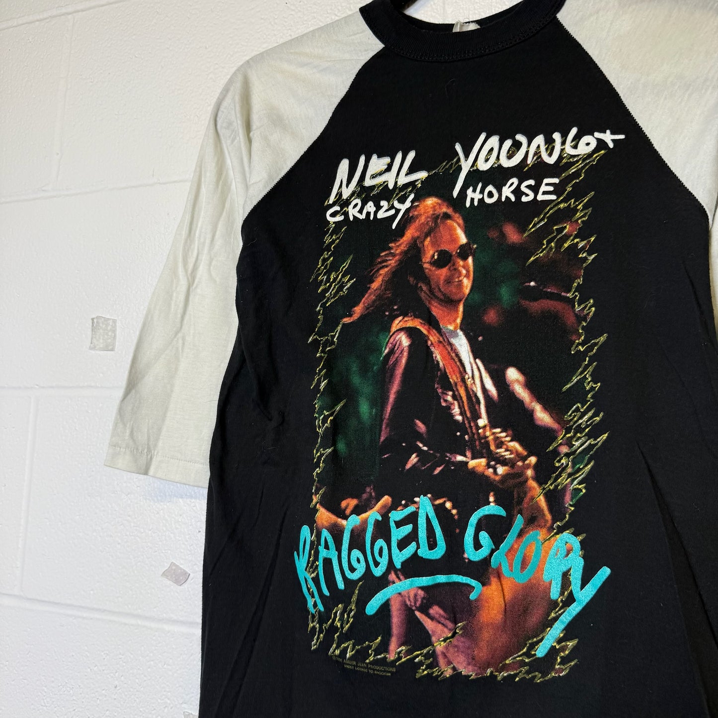 1991 Neil Young Crazy Horse T-Shirt Sz M (B2552)