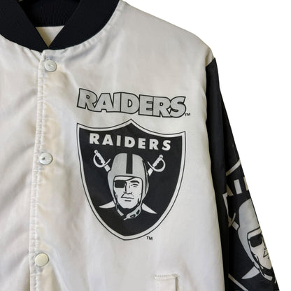 90s Los Angeles Raiders NFL Chalkline Fanimation Jacket