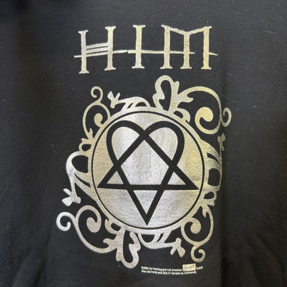 2004 HIM Heartagram Hoodie Sz XL