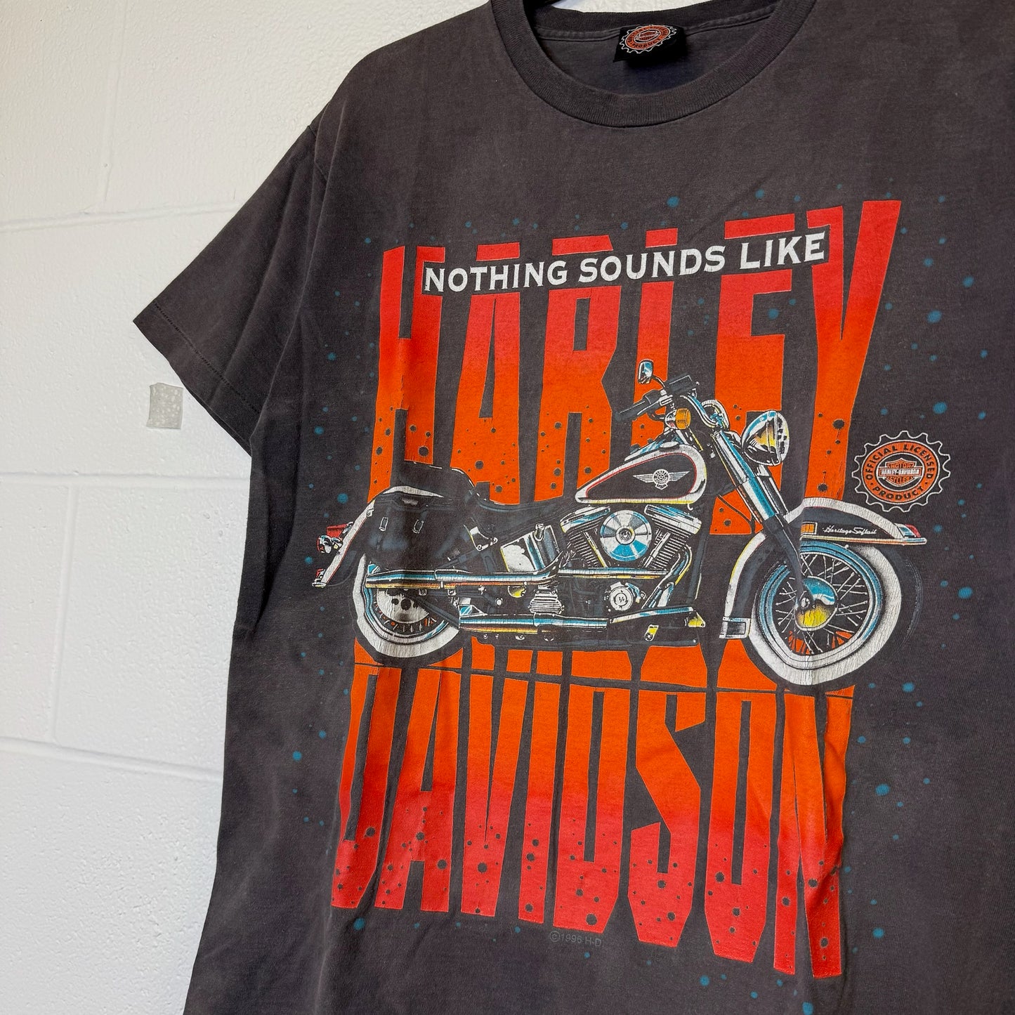 90's Nothing Sounds Like A Harley T-Shirt Sz L (B2524)