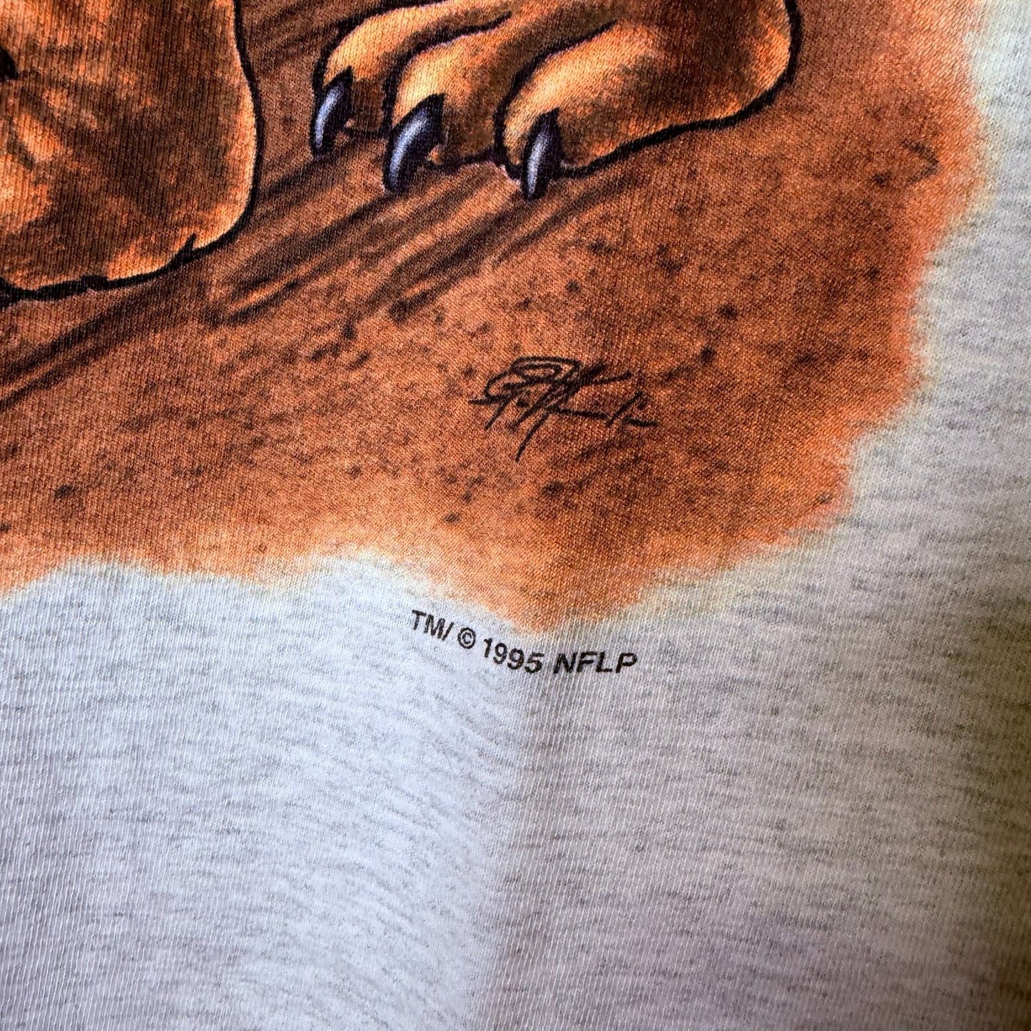 1995 Cleveland Browns NFL T-shirt Sz L (B2341)