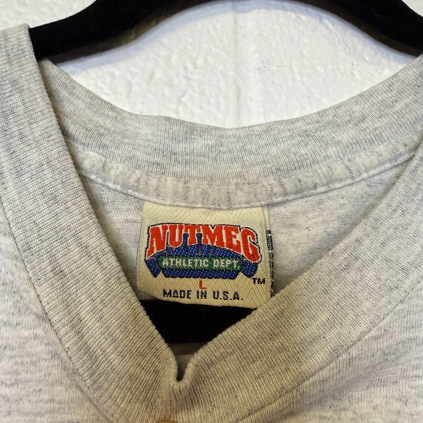 1991 Barry Larkin Cincinatti Reds MLB Nutmeg T-shirt Sz L (B642)