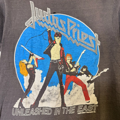 1979 Judas Priest Unleast in the East Japan Tour T-Shirt (B393)