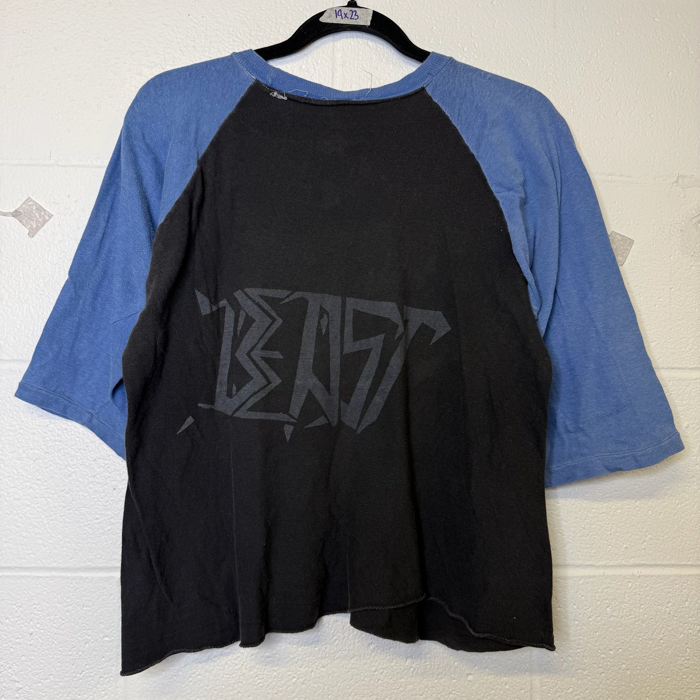 80s Iron Maiden Beast Raglan Shirt (B381)