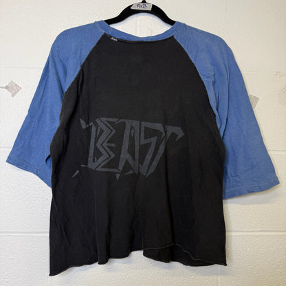 80s Iron Maiden Beast Raglan Shirt (B381)
